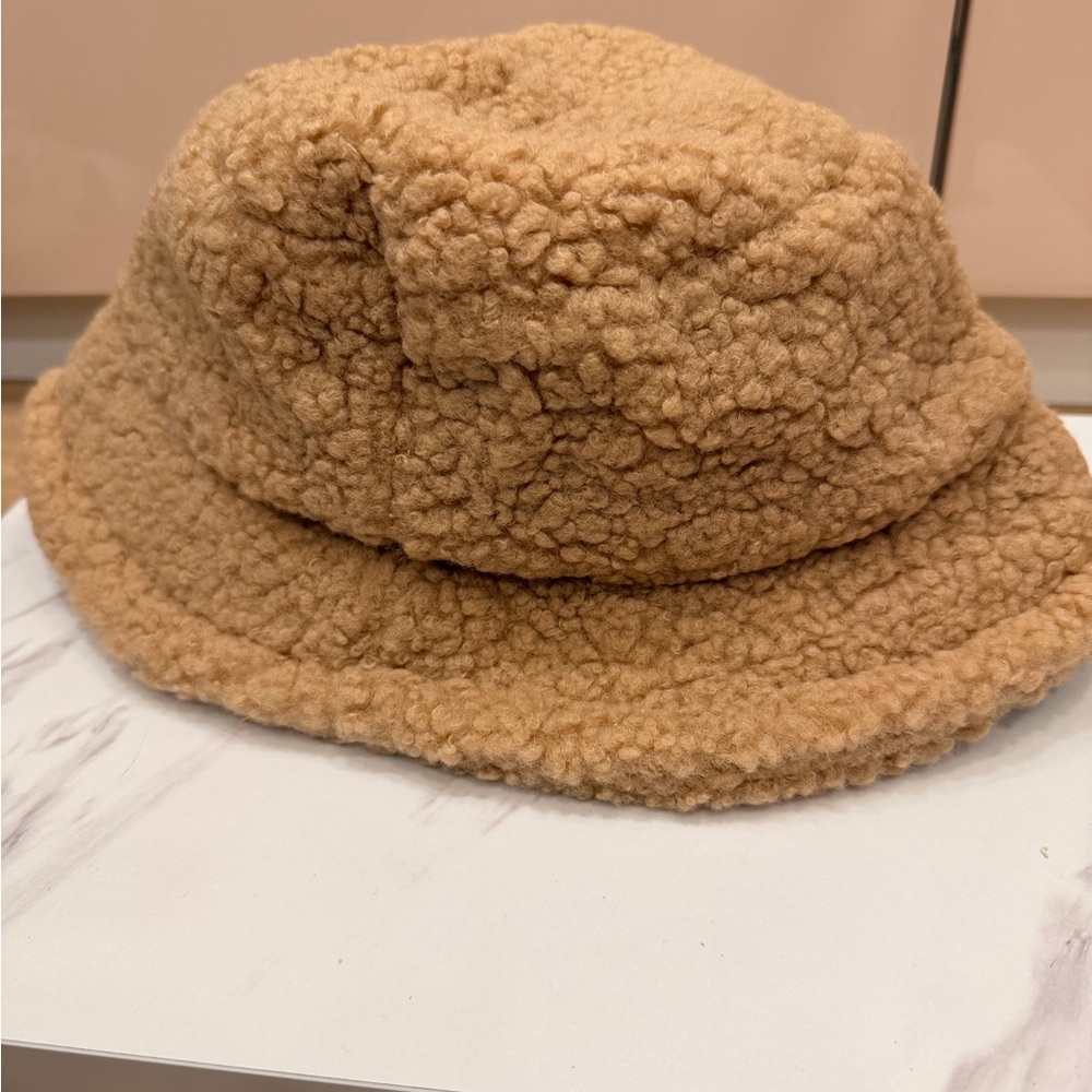 Cozy Tan Kids Bucket Hat